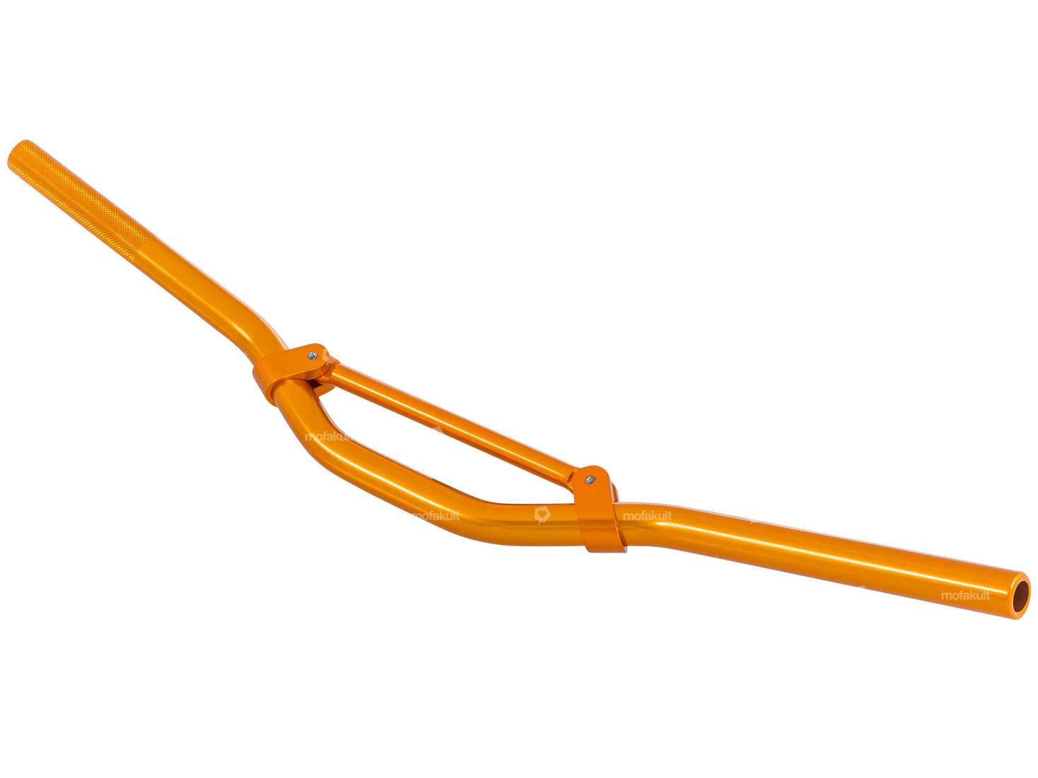 66HEROES Piastra manubrio forcella 7 cm alluminio oro Carousel Image 2