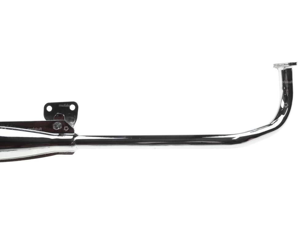 Auspuff 22 mm gerader Auslass Chrom | Tomos Carousel Image 2