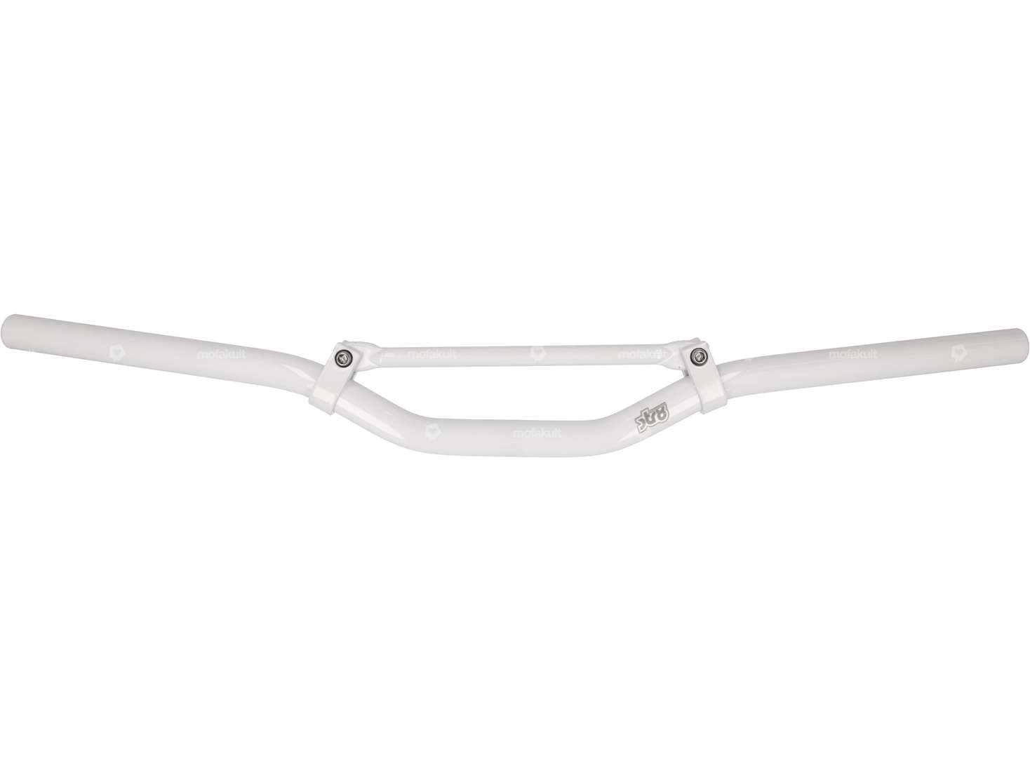 STR8 piastra forcella manubrio racing 7 cm / stretta alluminio bianco Carousel Image 1