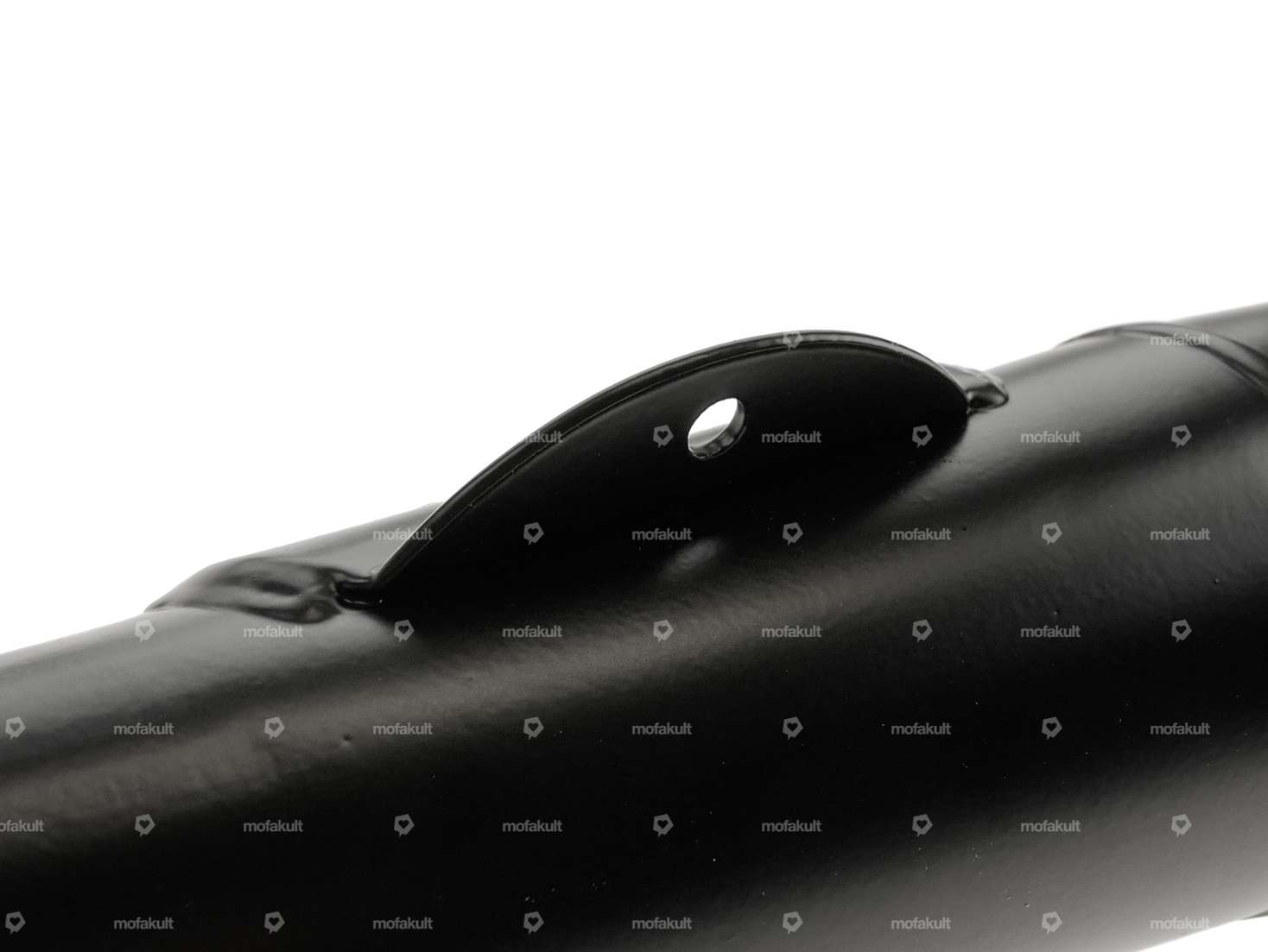 Auspuff Zigarre 28 mm schwarz | Puch Maxi S, N / X30 NS, NL Carousel Image 2