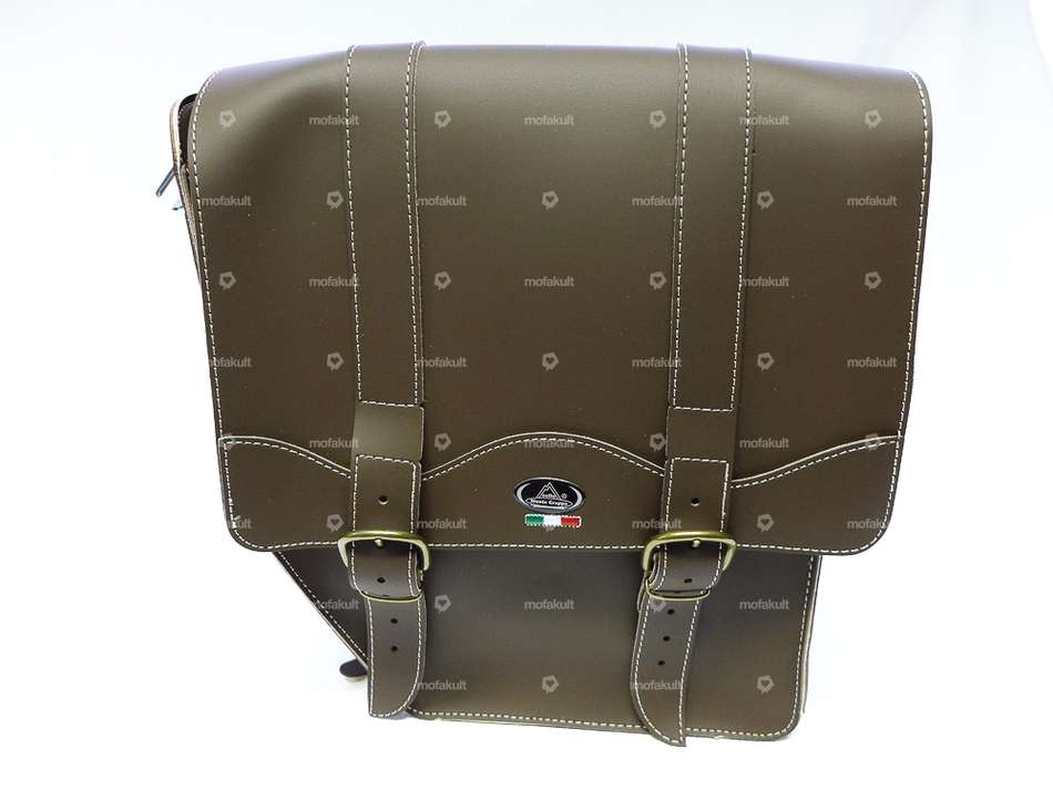 Borsa classica marrone scuro Carousel Image 2