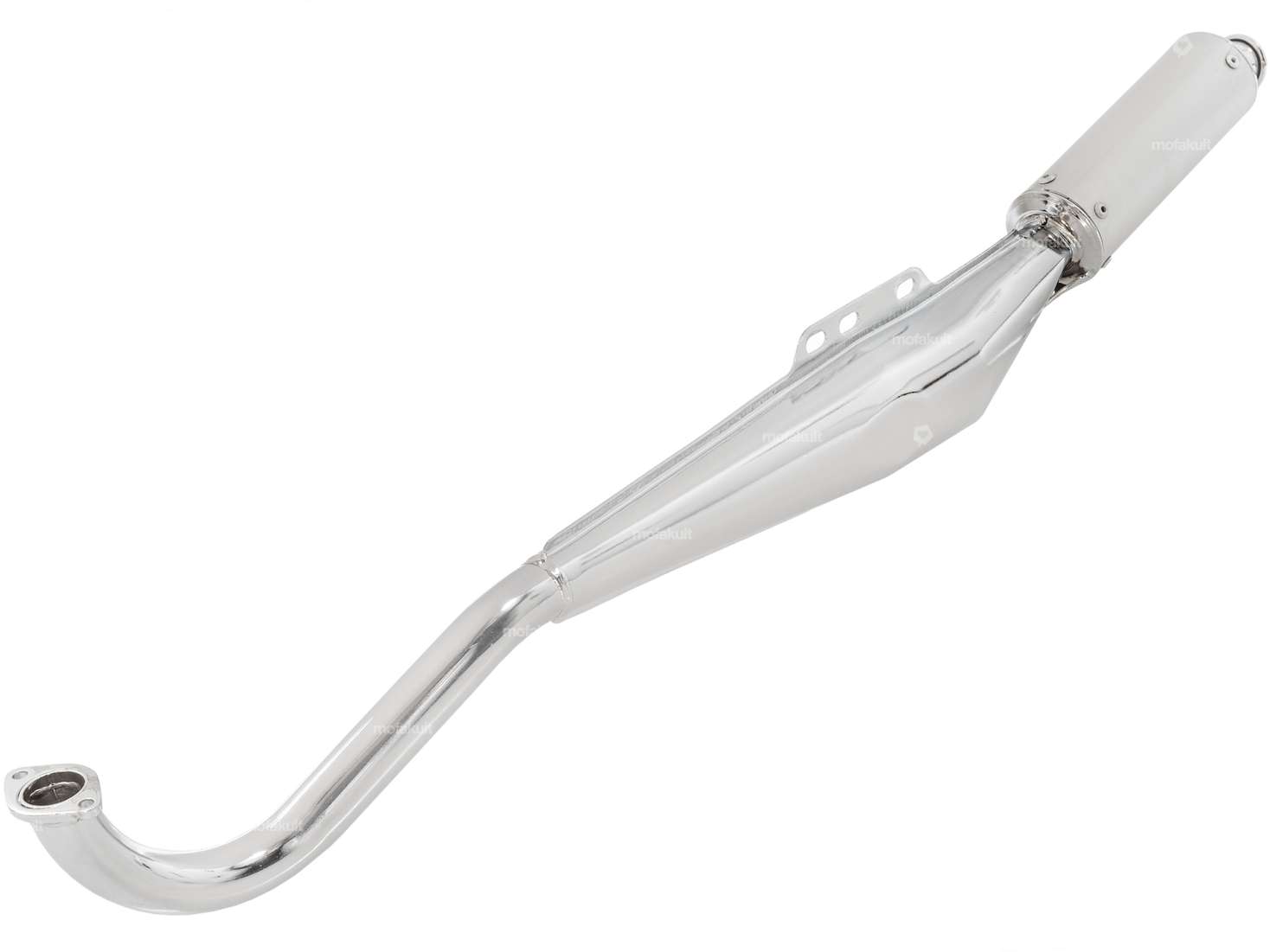 Auspuff Bullet 28 mm Chrom | Puch Maxi, X30 Carousel Image 1