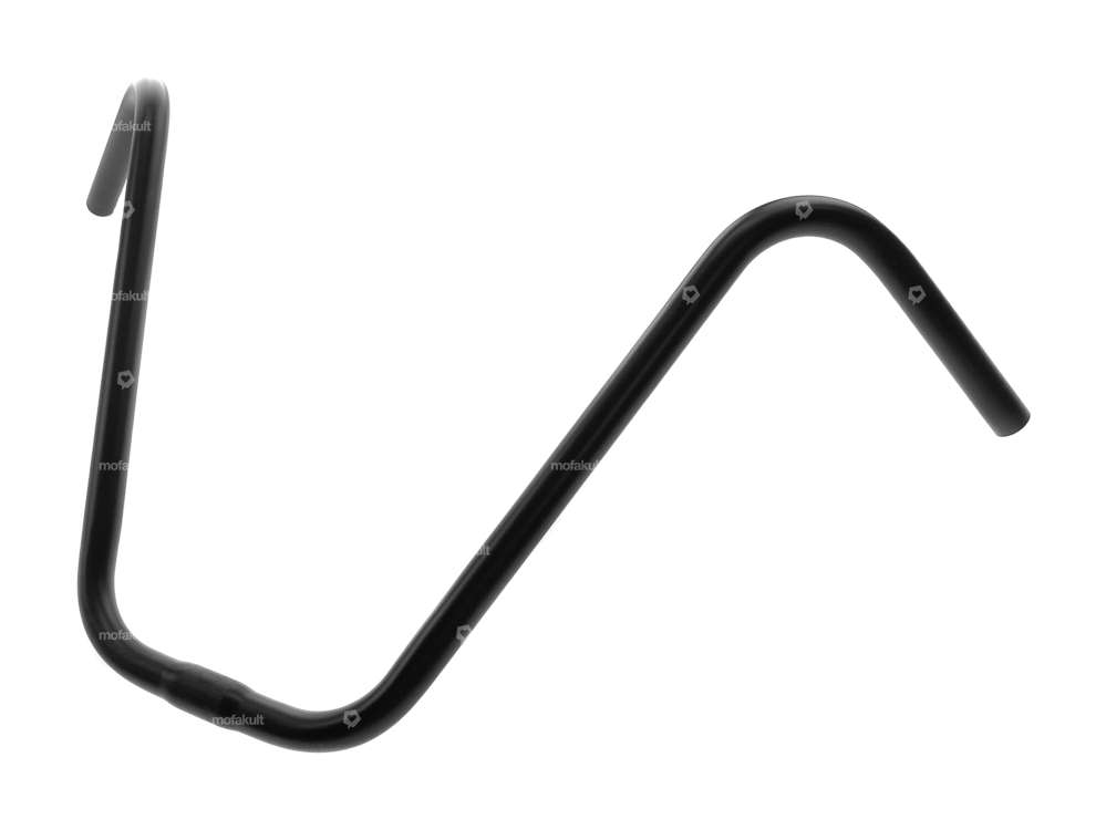 Manubrio Stem 38 cm Apehanger (manubrio a palo) nero Carousel Image 2