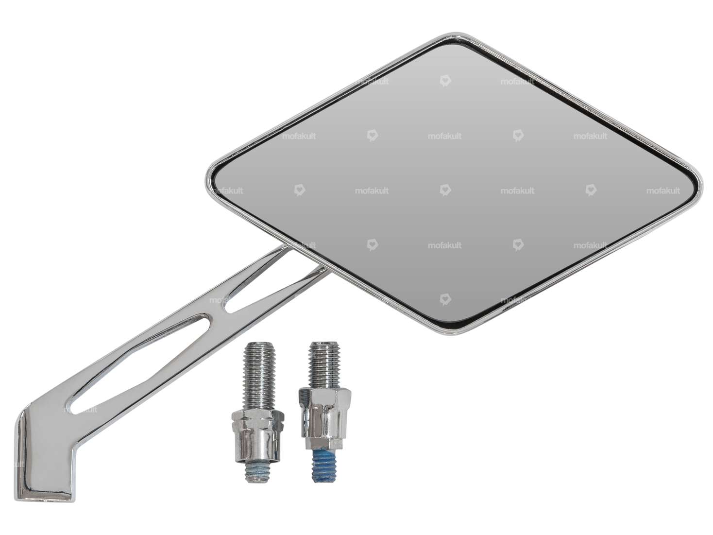 Specchio "rombo" destro cromato Carousel Image 1