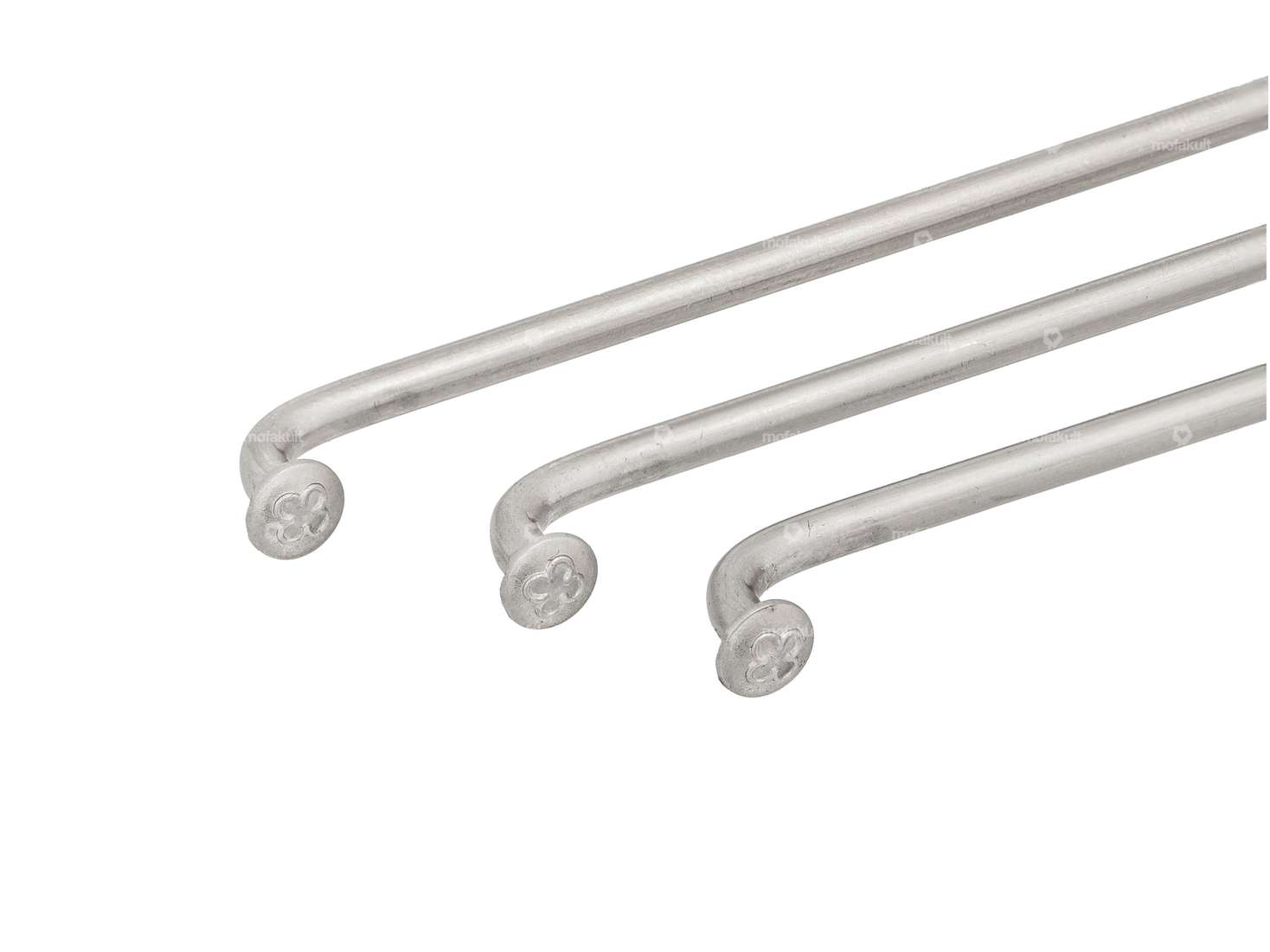 Set di raggi WWS da 17" con nipplo (2,6 x 189 mm) Inox Carousel Image 2