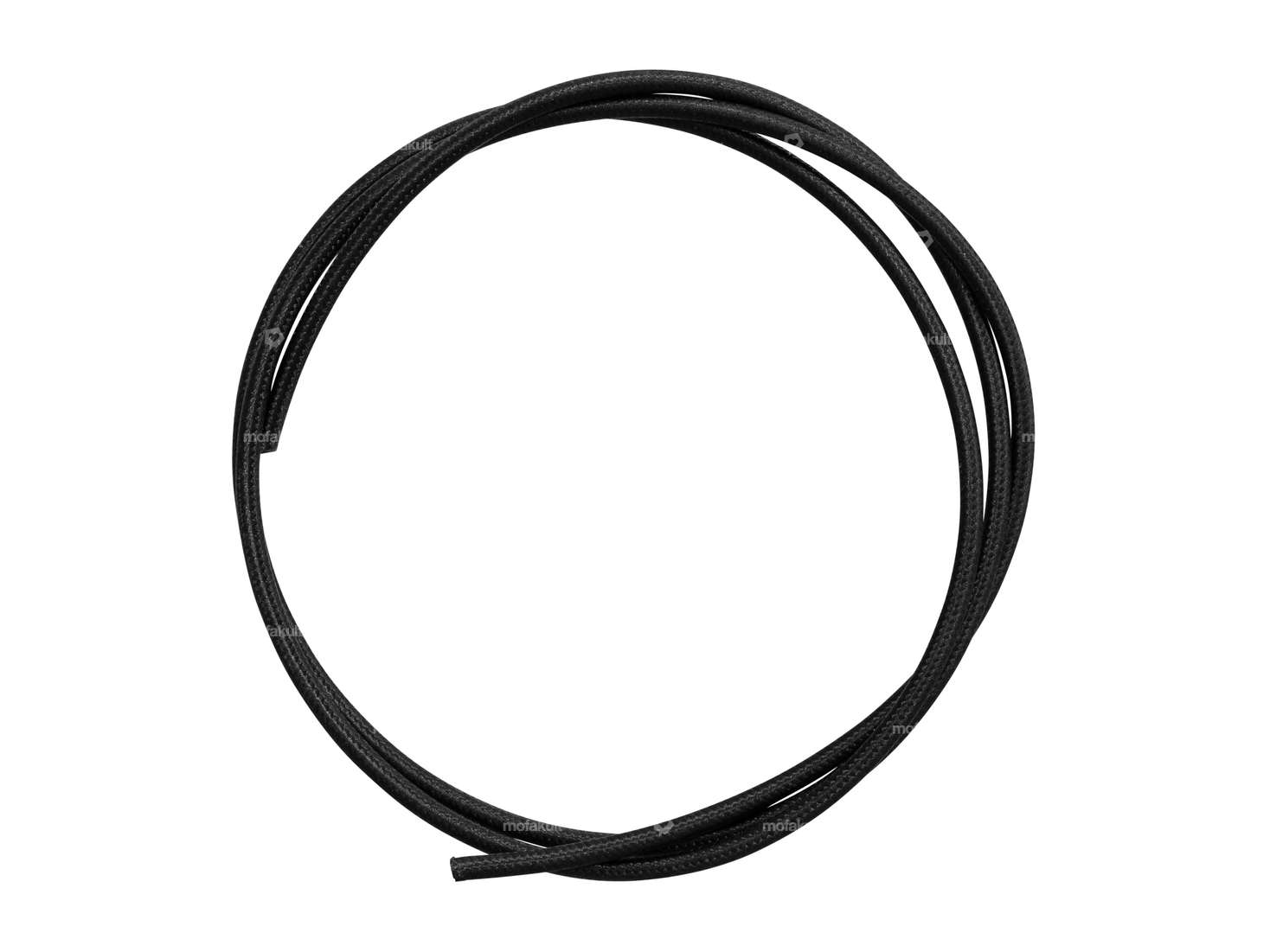 Cavo di alimentazione a 1 filo tessile 4 mm² (al metro) nero Carousel Image 1