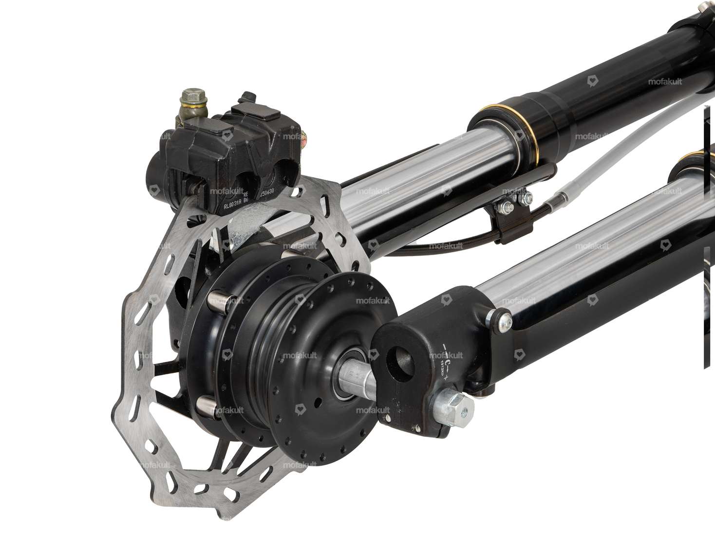 Forcella idraulica da cross per ciclomotori con freno a disco | Puch Carousel Image 5