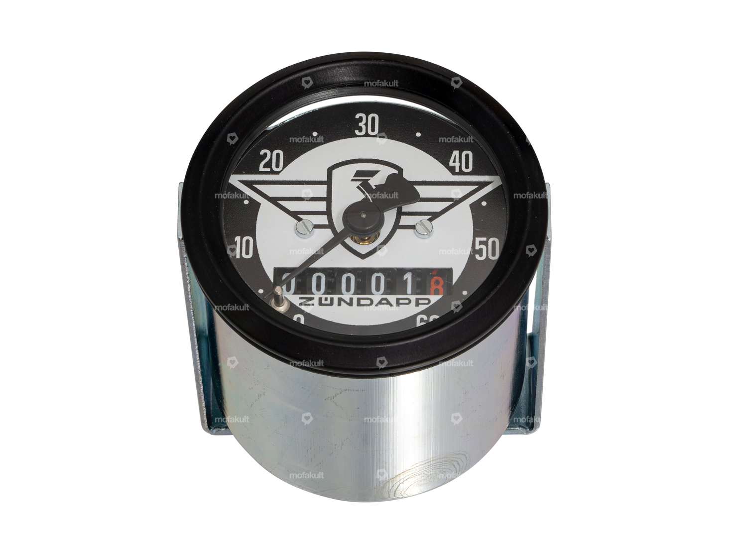 66HEROES speedometer 60 km/h Ø 48 mm | Zündapp logo Carousel Image 1