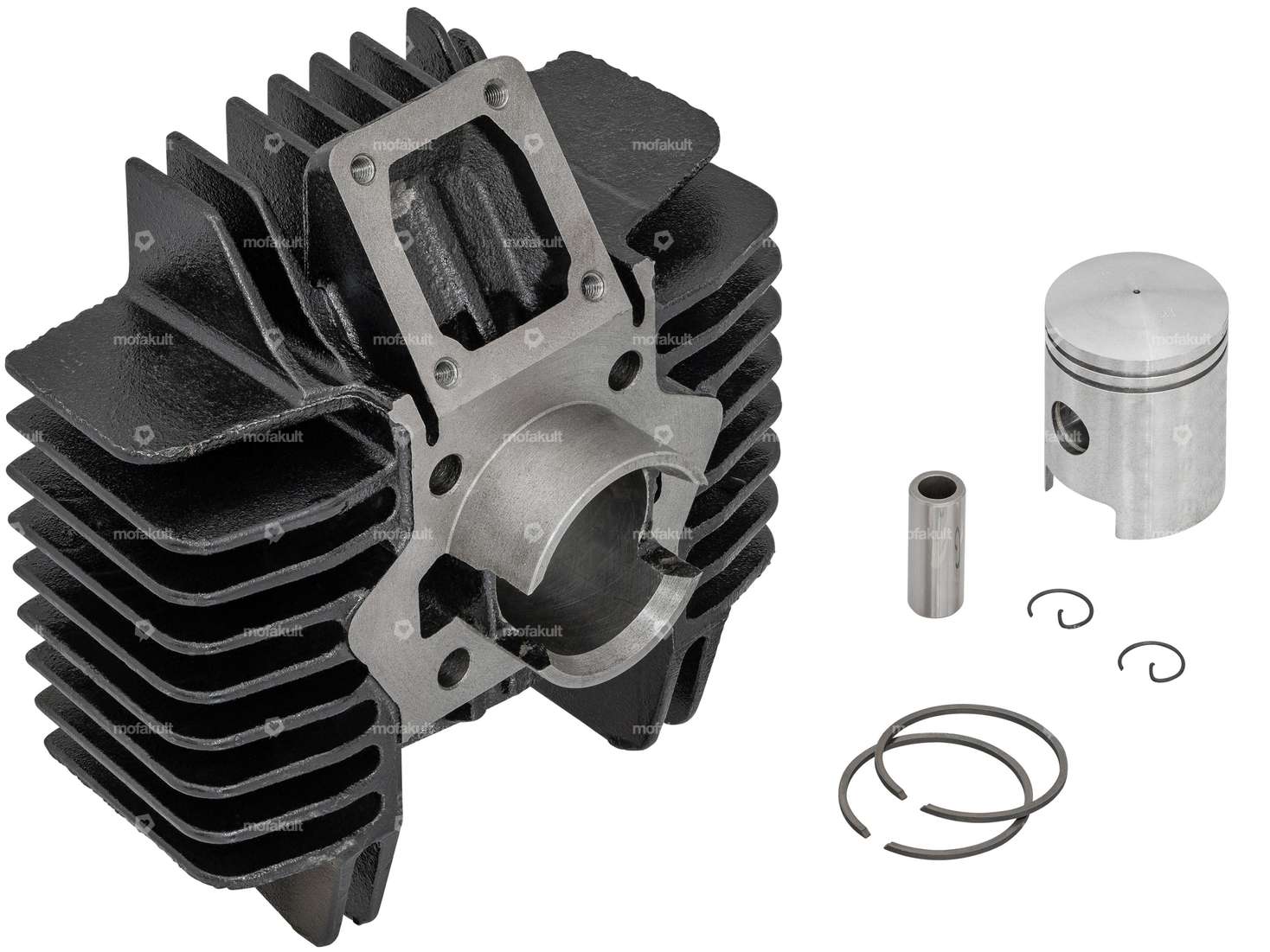 Kit cilindro DMP 38 mm scarico inclinato 12 mm KoBo | Tomos Sprint, Quadro, Fun Sport'R, Classic Carousel Image 1