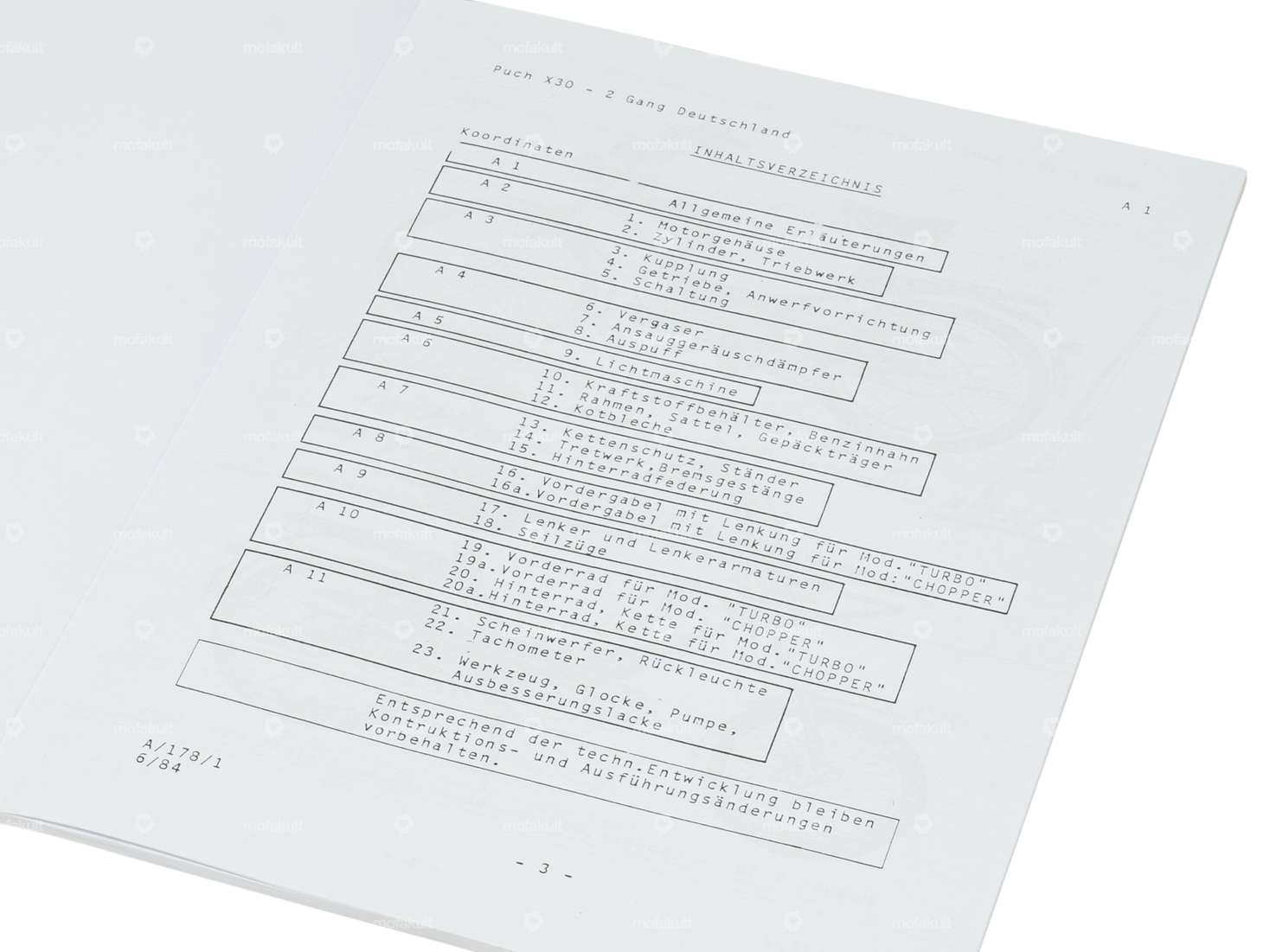 Ersatzteilkatalog | Puch X30 Turbo Chopper (DE) Carousel Image 2