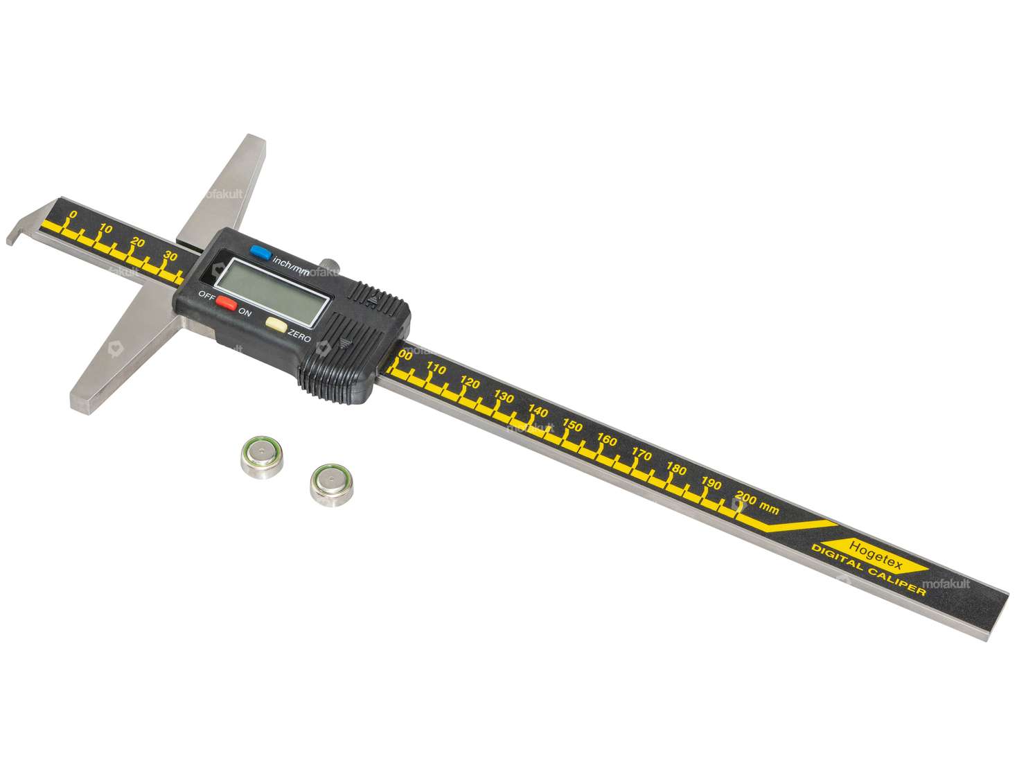 Hogetex depth caliper 200 mm with hook Digital Carousel Image 1