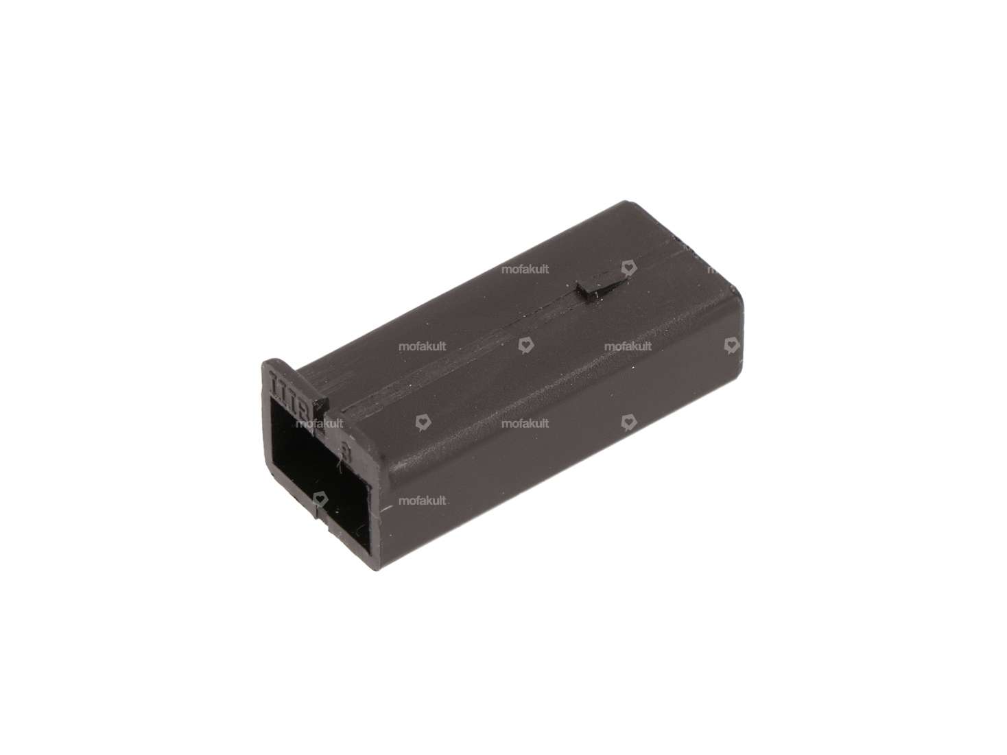 Alloggiamento per spina piatta 6,3 mm maschio a 1 pin nero Carousel Image 1