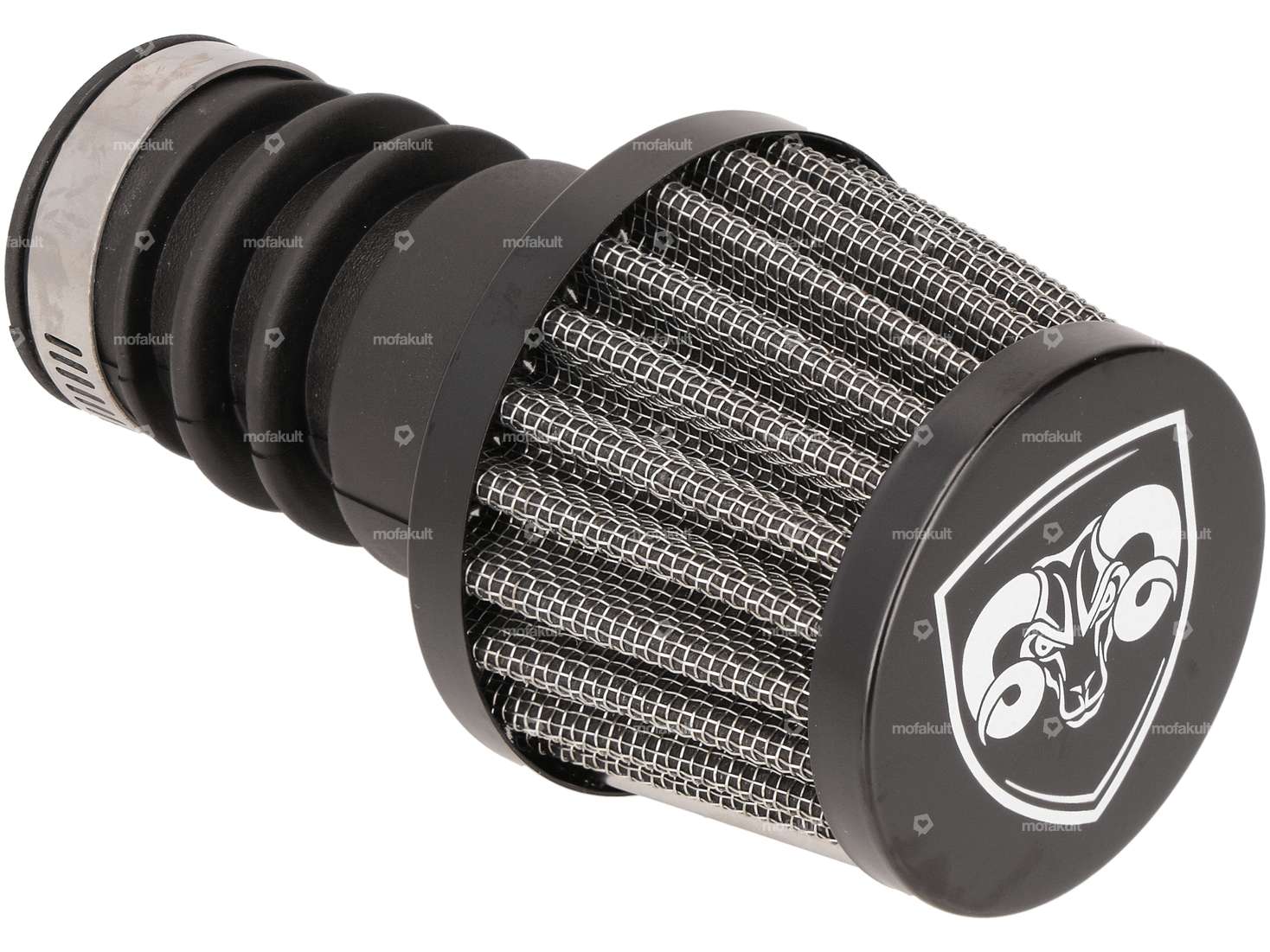 66HEROES Griglia filtro aria a fungo 28 - 32 mm nero Carousel Image 2