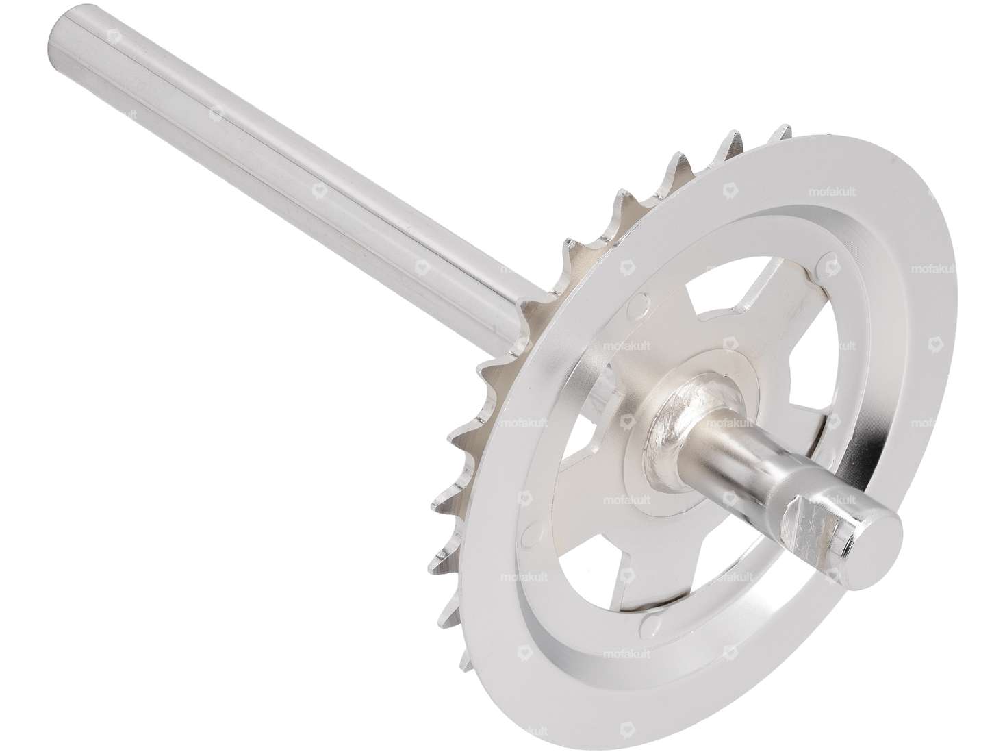 Asse pedale GPO 28 T. con chiavetta zincata | Piaggio Ciao Carousel Image 1