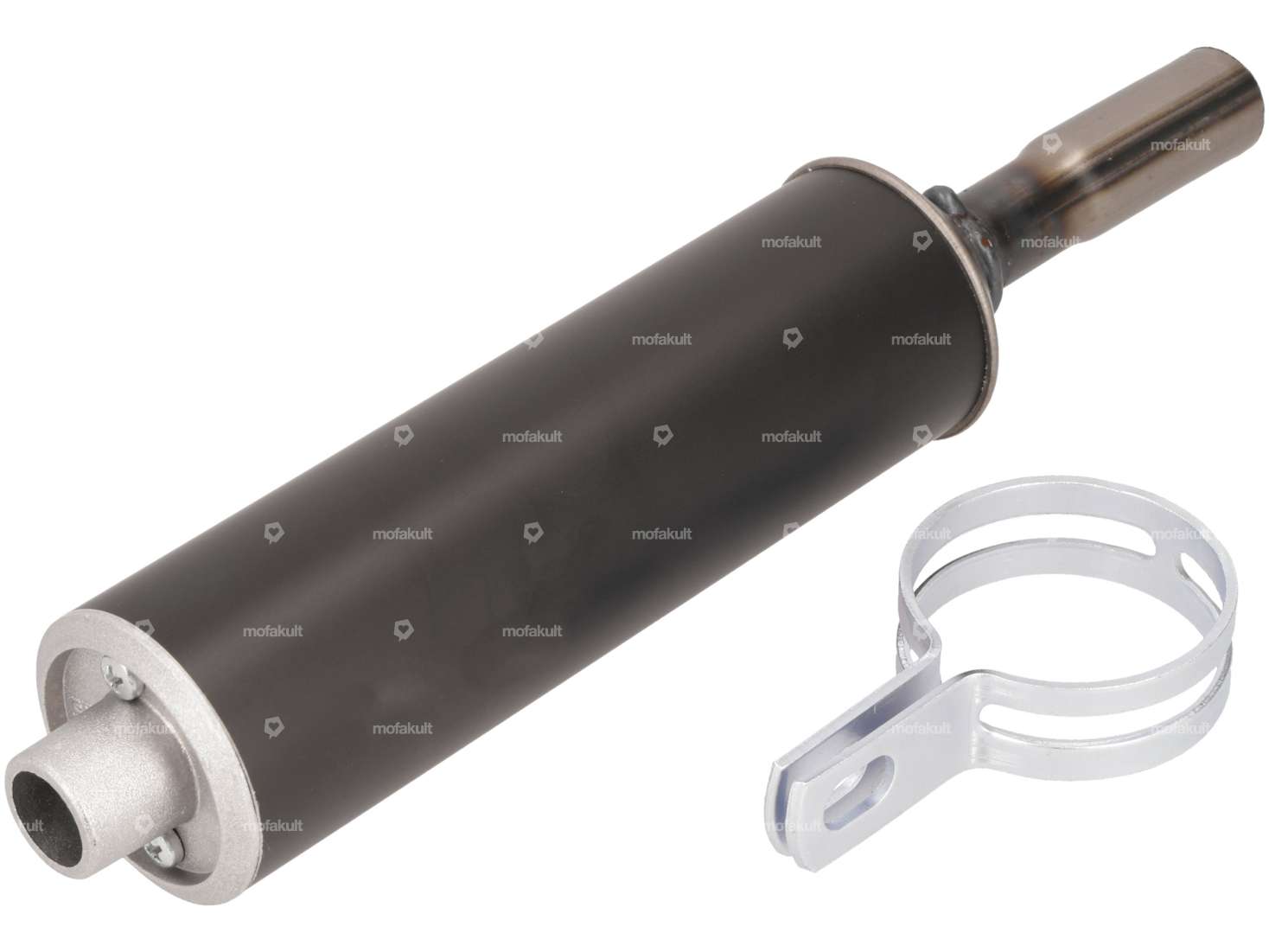 Polini silencer 18 mm aluminum black Carousel Image 1