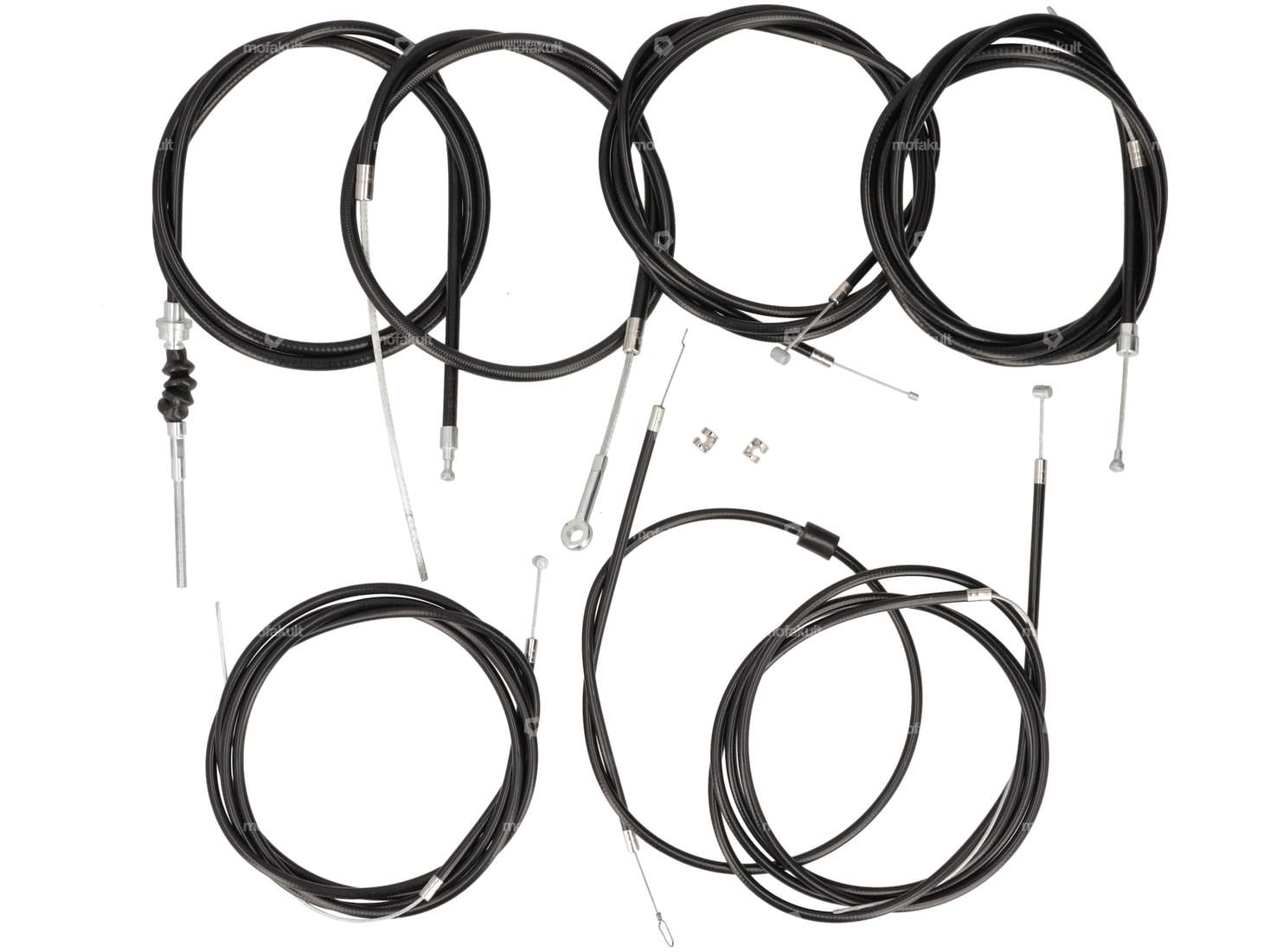 BGM cable set "Original" black | Vespa PX Lusso Carousel Image 1