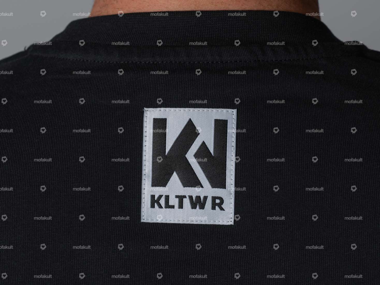 KULTWEAR Maglietta "Crew" nero / bianco Carousel Image 5