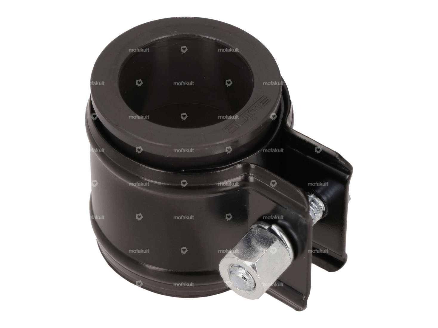 swiing® ingenious Auspuffklemme 28 mm hitzebeständig schwarz Carousel Image 1