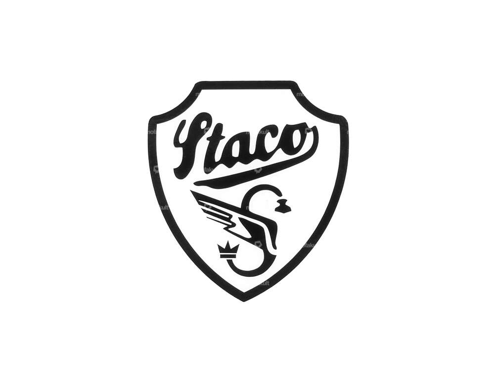 Aufkleber «Staco» schwarz 36 x 40 (klein) Carousel Image 1