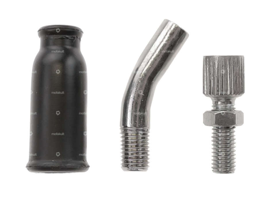 Set di curve per tubi carburatore Dell'Orto 30° M6x0,75 Carousel Image 1