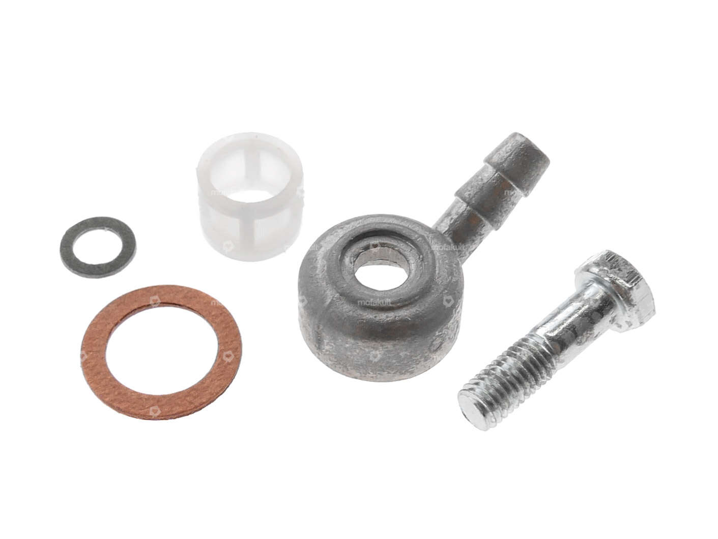 Raccordo benzina Dell'Orto 30° SHA | Piaggio SI, Bravo, Boxer, Grillo Carousel Image 1