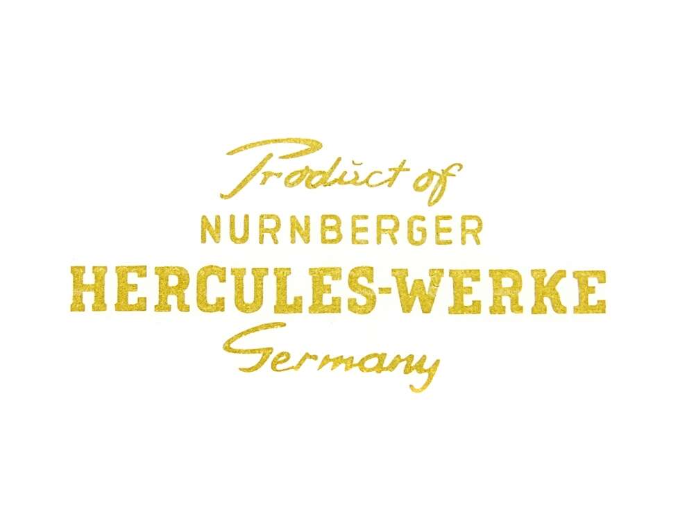 Aufkleber Nürnberger Hercules-Werke Tank Sachs Carousel Image 1