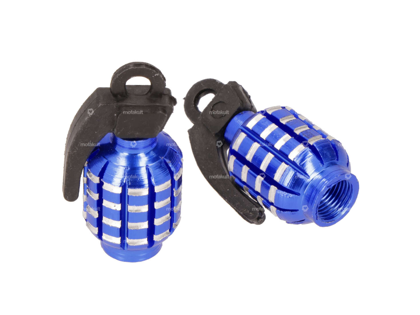 Tappi di valvola per bombe a mano blu Carousel Image 1