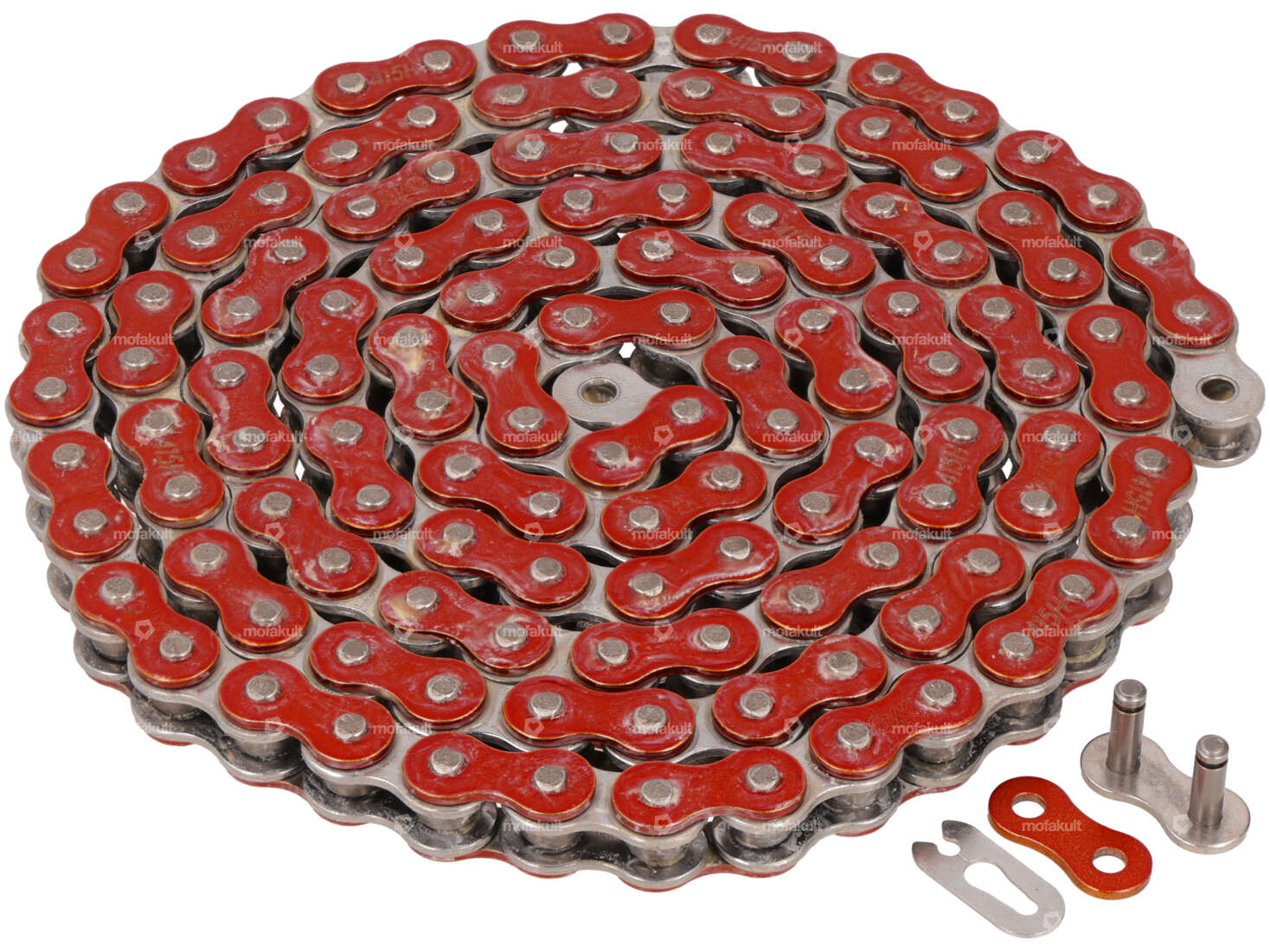 CYC drive chain metallic orange 415H (reinforced) 128L Carousel Image 1