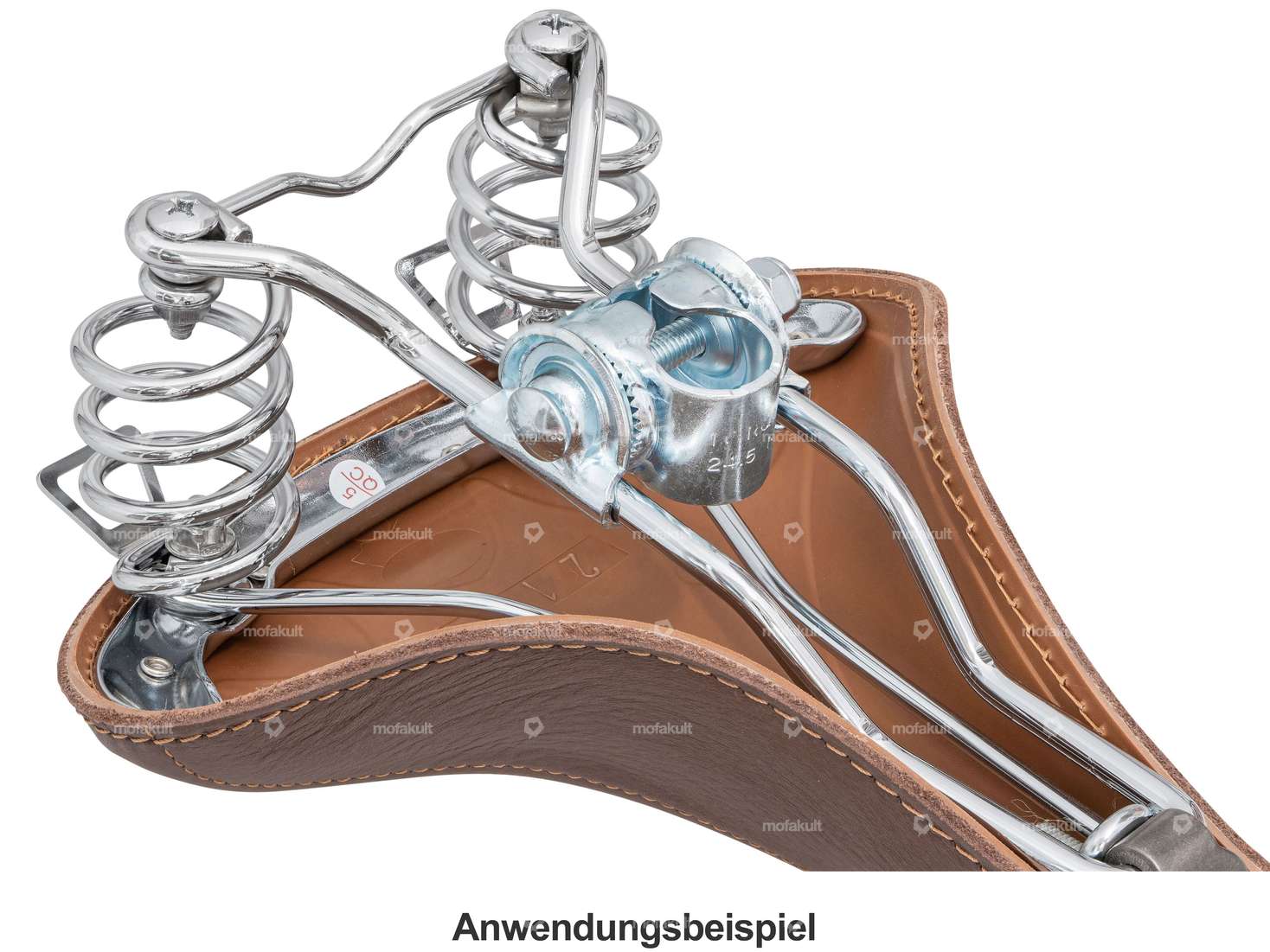 Morsetto a sella zincato (per guide tonde) Carousel Image 3