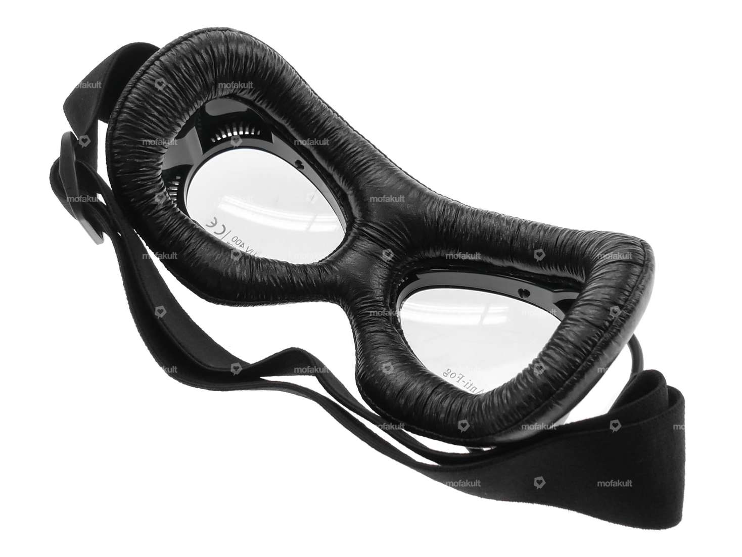 Fliegerbrille Vintage schwarz Carousel Image 4