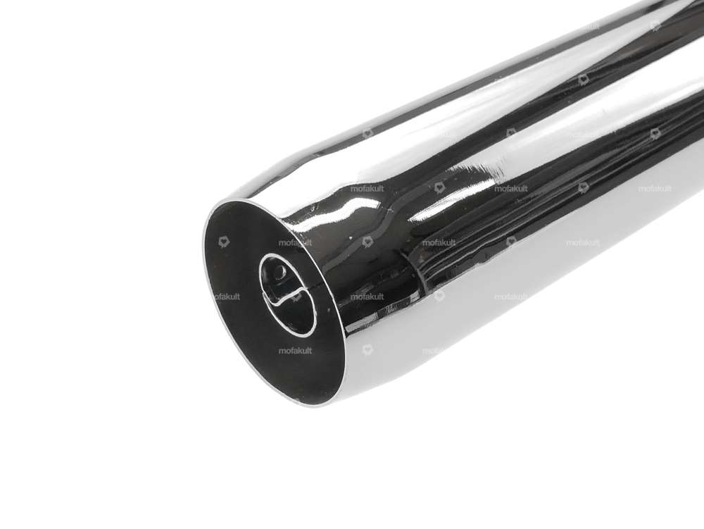 Sigaro di scarico Ø 26 / 60 mm cromato | Zündapp Carousel Image 3