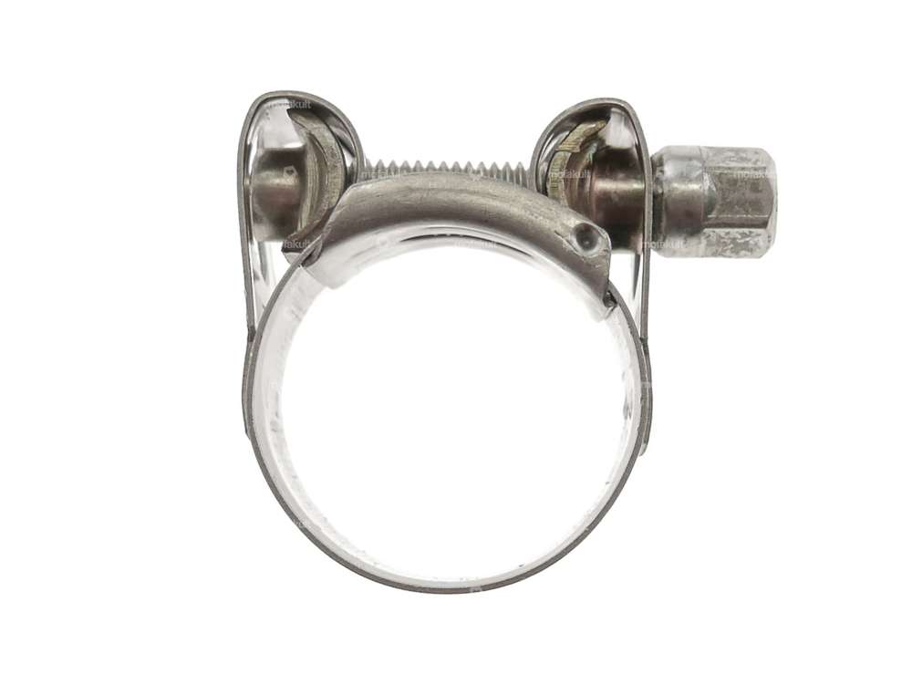 Screw clamp 25 - 27 mm solid galvanized Carousel Image 3