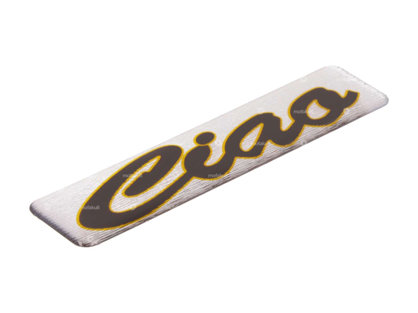 Tank sticker "Ciao" 3D silicone 115 x 27 mm original | Piaggio Ciao Carousel Image 3