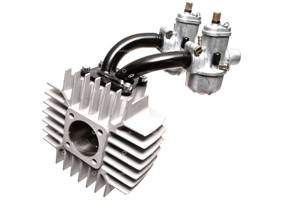 Collettore di aspirazione MLM 15 mm a doppio carburatore Gilardoni italkit Carousel Image 5