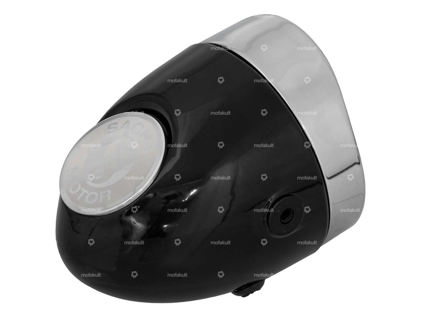 66HEROES speedometer bezel Ø 48 mm "Hercules" chrome Carousel Image 3