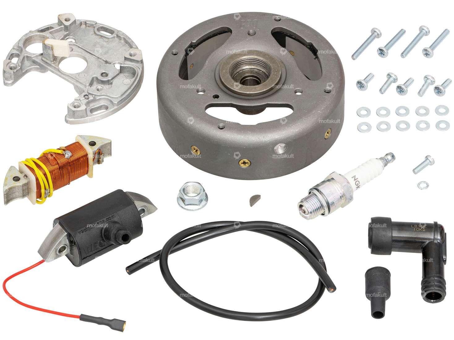 GPO / VEC Zündung-Set elektronisch rechtsdrehend 6V | Puch E50 Carousel Image 2