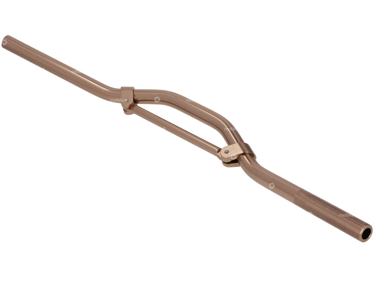 66HEROES Rennlenker Gabelplatte 7 cm Alu titan-grau Carousel Image 2