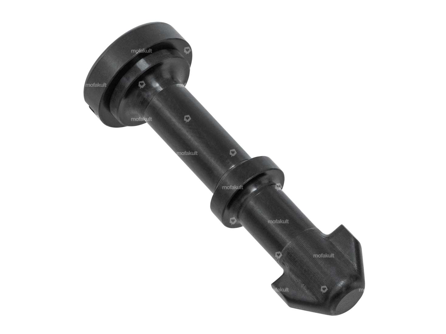 Vite di protezione laterale CNC alluminio nero | Honda Camino, Hobbit PA50 Carousel Image 2