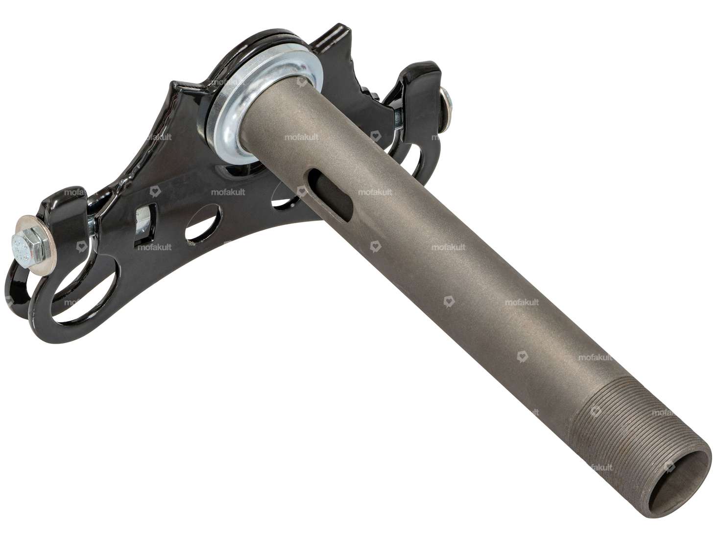 Morsetto triplo inferiore (longheroni Ø 22 - 23,5 mm) nero | Custom Carousel Image 3