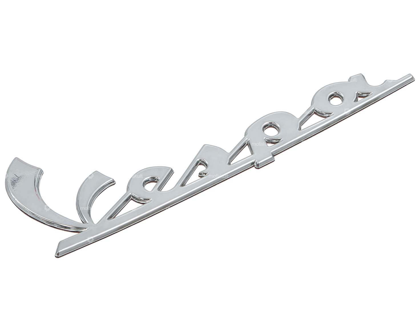 Emblema "Vespa" 150 x 50 mm cromo Carousel Image 3