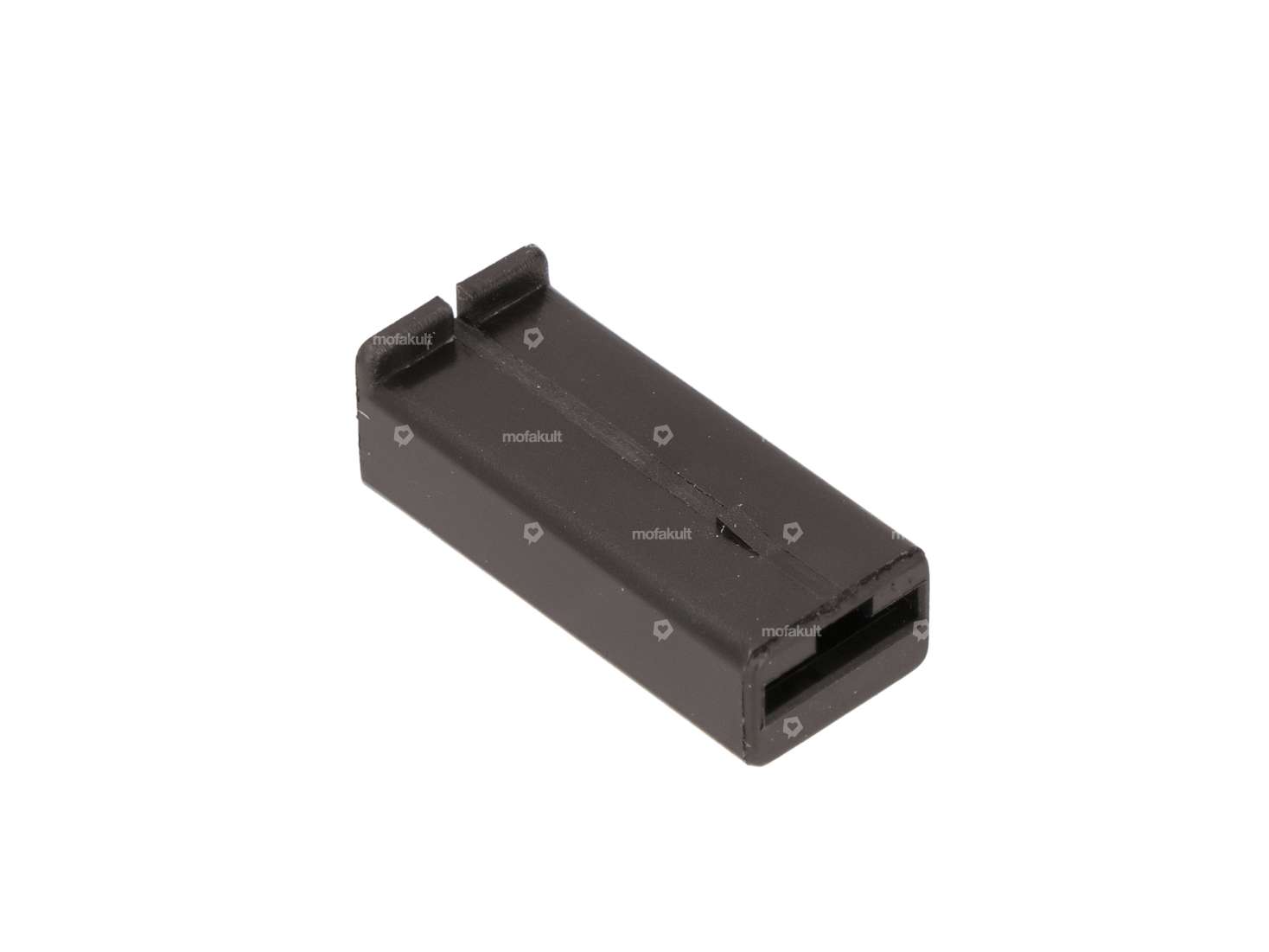 Alloggiamento per spina piatta 6,3 mm maschio a 1 pin nero Carousel Image 2