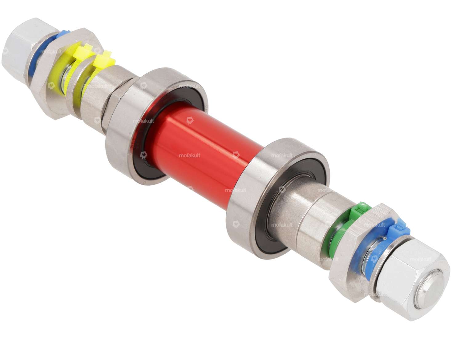 swiing® ingenious Radachse mit Lager-Umbausatz Snowflake Vorderrad | Hercules Prima, Optima Carousel Image 2