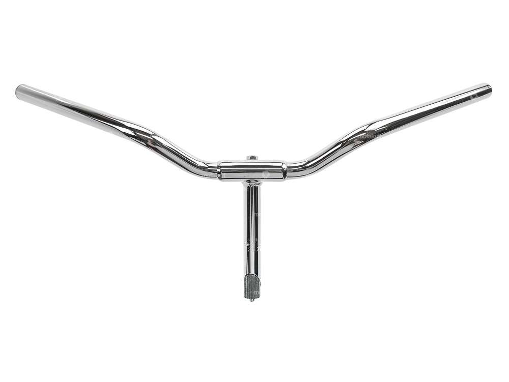 Lenker mit Vorbau 9 cm gschwungen Chrom Carousel Image 1