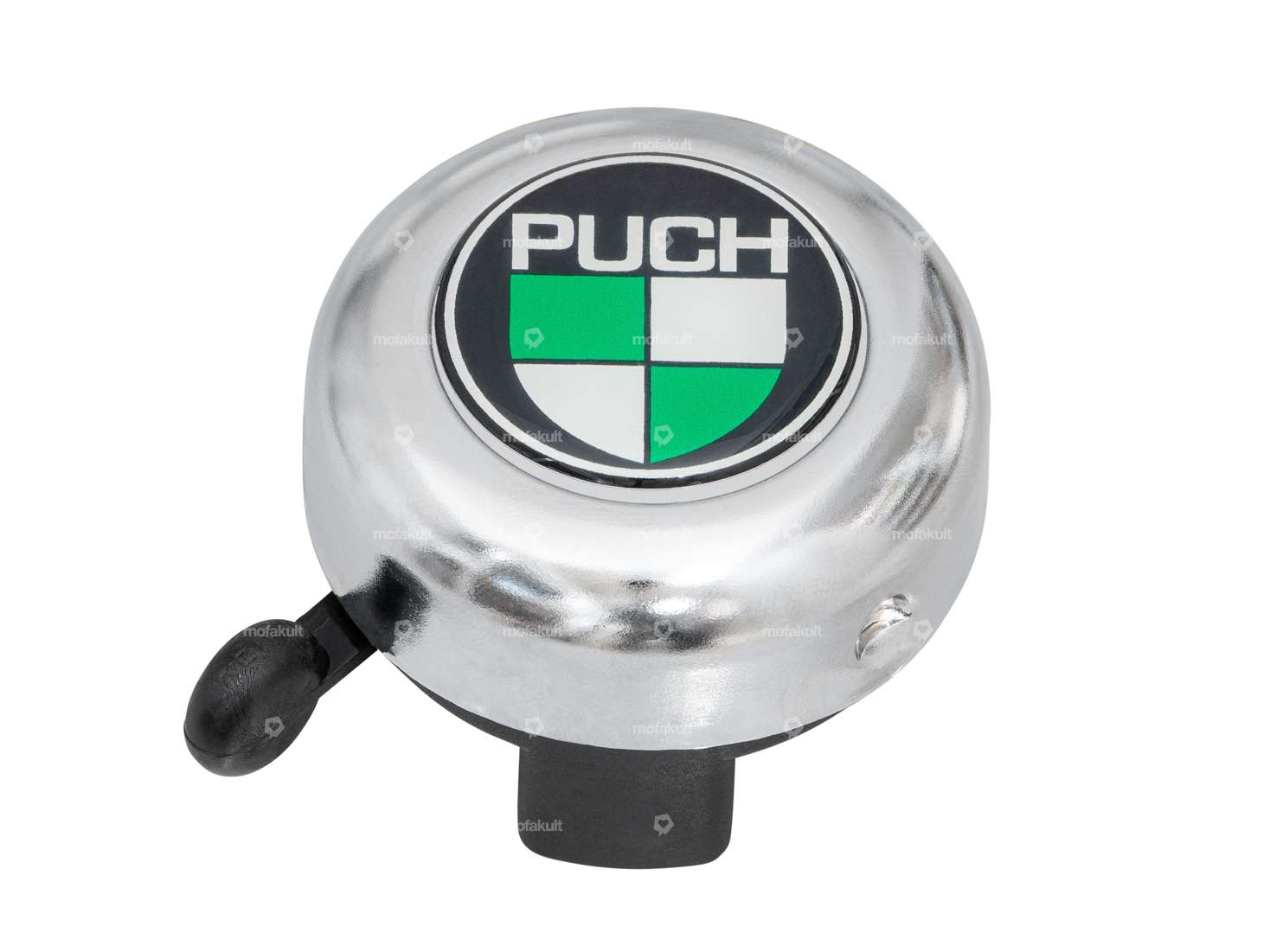 Campana "Puch" gel adesivo cromo Carousel Image 1