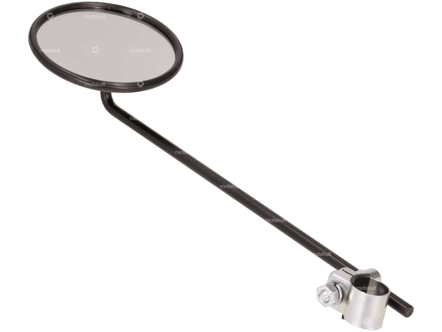 Specchio Bumm rotondo inox nero Carousel Image 2