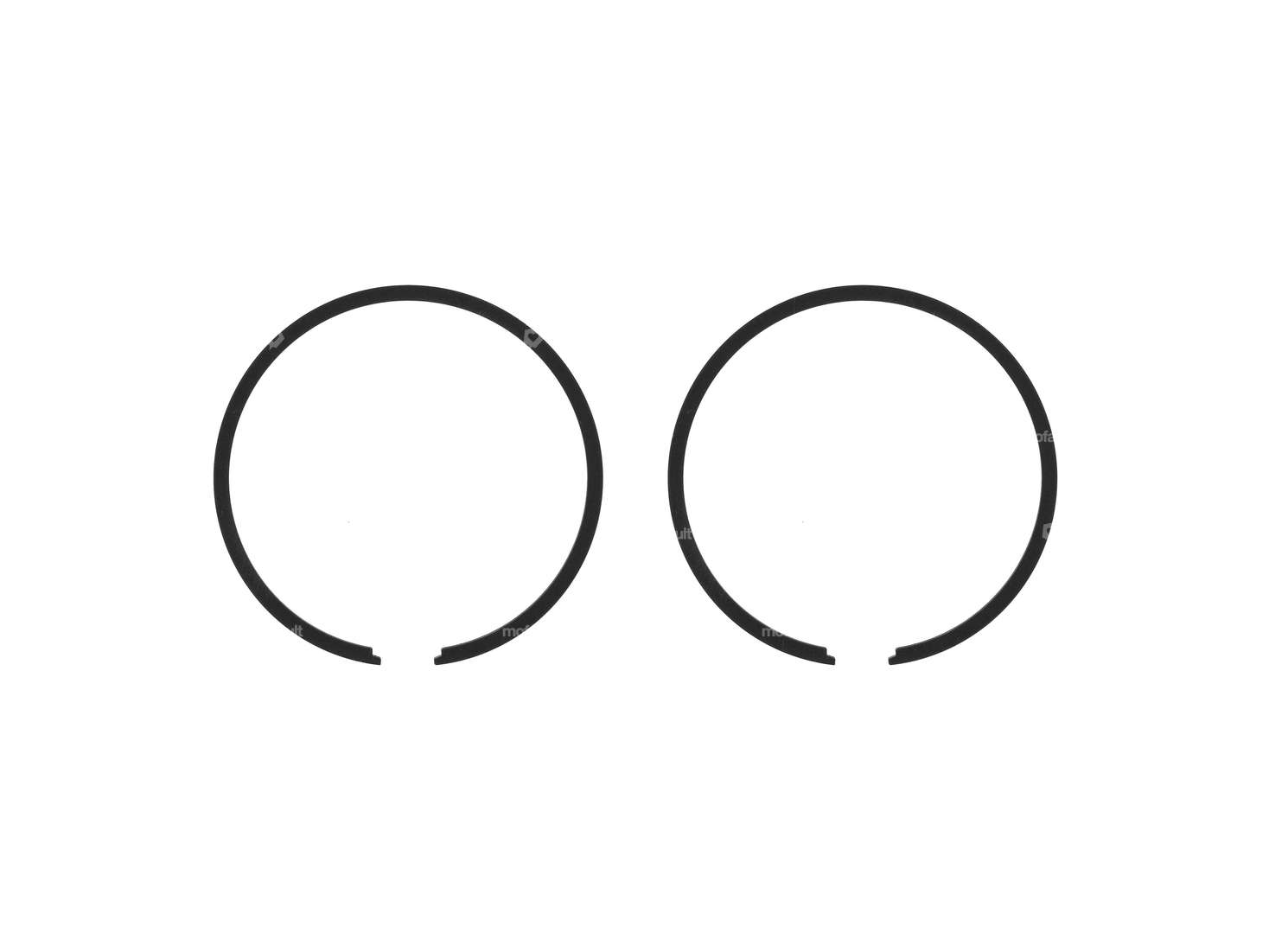 Fasce elastiche Airsal 38x1,5 mm nere (coppia) | Tomos Carousel Image 1