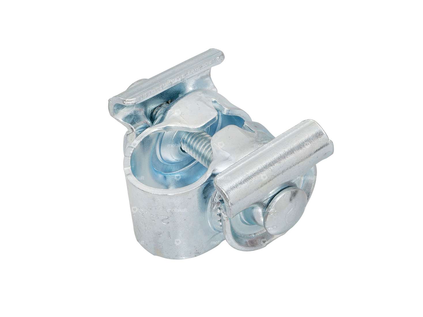 Morsetto a sella zincato (per guide tonde) Carousel Image 1