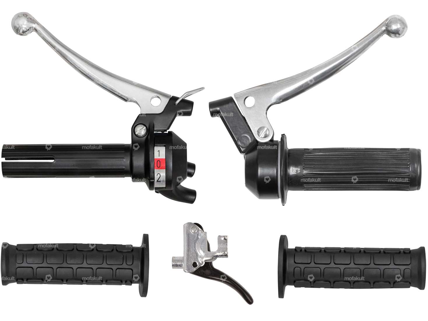 Set di impugnature a 2 velocità HG replica nero Carousel Image 1