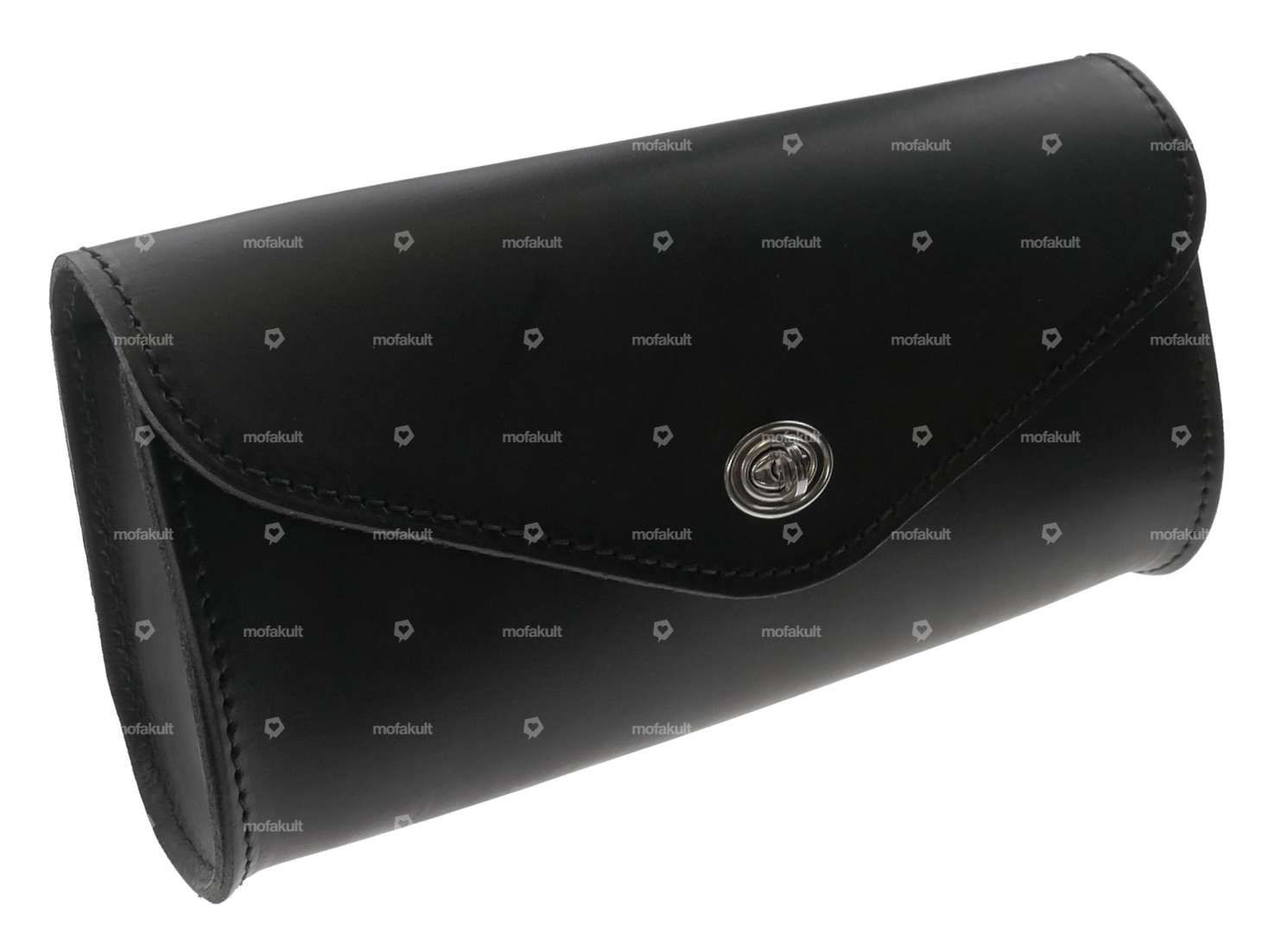 Satteltasche schwarz Echtleder Carousel Image 1