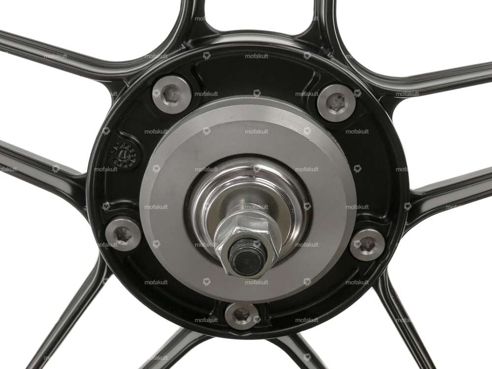 Front wheel set cast iron black | Puch Maxi, Supermaxi, X30 NG-2AH Carousel Image 5